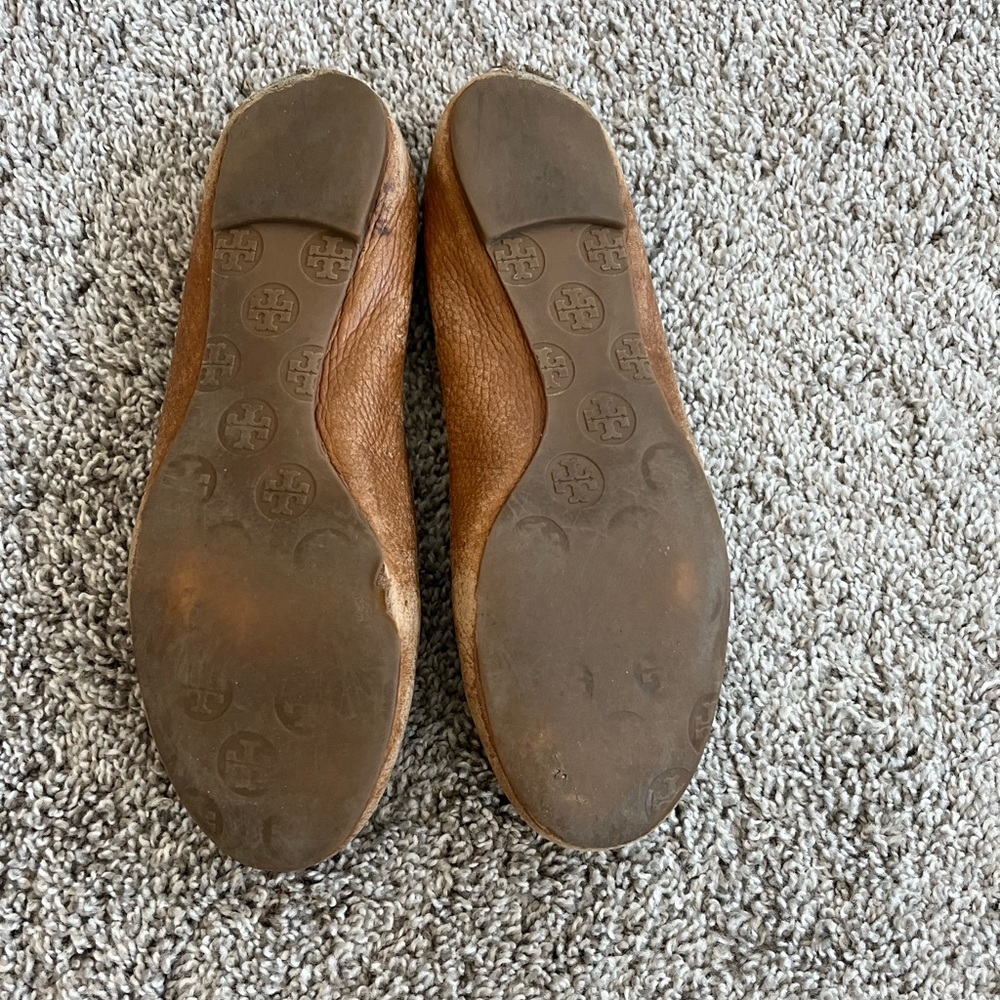 Tory Burch Reva Women's Brown Flats- 9.5- Used - Picture 2 of 4